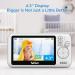 Taktark Baby Monitor with Camera - 4.3 Video Babyphone Night Vision Intercom Digital Zoom & Temperature Monitoring - BM612-EU - Buy Online on GoSupps.com