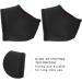 2 Pairs Moisturizing Heel Socks - Neoprene Compression Support for Dry Cracked Heels Pain Relief & Swelling Ease - Washable Ankle Brace - Buy Online on GoSupps.com