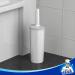 MR.SIGA Toilet Bowl Brush and Holder - Bathroom White 1 Pack - Buy Online on GoSupps.com