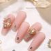 FEIlei Crown Nail Art Charms Zircon Nail Rhinestones Alloy Butterfly-Nail Crystal-Pearl - Buy Online on GoSupps.com