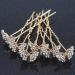 Bridal/Wedding/Prom/Party Set Of 6 Gold Plated Crystal 'Butterfly' Hair Pins - Buy Online on GoSupps.com