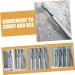 Partykindom 8-Piece Travel Toothbrush Set - White Manual Toothbrushes for Men | Comfortable & Easy to Use | Reduce Tooth Spots - Buy Online on GoSupps.com