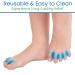 ViveSole Toe Spreaders - Silicone Gel Stretchers for Hammer Toe Bunions & Crooked Toes - 2 Pairs of Foot Separators for Men & Women - Buy Online on GoSupps.com