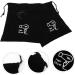 WOONEKY 8 Pcs Storage Bag Drawstring Hair Dryer Pouch Travel Hair Dryer Pouch Black Flocking Cloth - Buy Online on GoSupps.com
