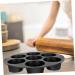 PRETYZOOM 4 Pcs 7 Silicone Ice Molds Cake Baking Pans Silicone Cupcake Pan Muffin Cake Molds Candle Mold Candle Accessories Air Fryer Muffin Pan Silica Gel Baking Tools Oven - Buy Online on GoSupps.com