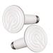 BOEESPAT 60W/100W/150W 2 Pack Ceramic Heat Emitter Bulb, Reptile Heat Lamp Brooder Coop Pet No Light No Harm for Pets Amphibians Hamsters Snakes Birds Poultry Chicken Coop Habitats (White) 100.0 Watts