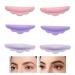 Lash Lift Pads | 6 Perm Curls Eyelash Shield - Reusable Soft Eyelash Lifting Tools Eyelash Separator Tool Sticky Curler Balm Lifter Roller