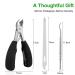 YINYIN Podiatrist Toenail Clippers - Professional Thick & Ingrown Toe Nail Cutters for Men & Seniors - Super Sharp Curved Blade Grooming Tool (Black) - Buy Online on GoSupps.com