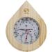 Sudorewell Premium 15-Minute Sauna Hourglass - Pine Wood with Bracket & Black Sand + Sauna Climate Knife Thermometer & Hygrometer - Buy Online on GoSupps.com