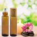 10pcs 10ml Glass Roller Bottles with Bamboo Lid - Aromatherapy Travel Perfume Bottles - Buy Online on GoSupps.com
