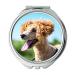 Mirror Travel Mirror Pets Teddy Puppy Walking The Dog Animal pocket mirror portable mirror