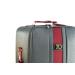 Adolfo Design Large Wig Travel Box with Top Handle  Shoulder Strap & Double Zipper  Carrying Case with Removable Head-Holding Base - Gray & Maroon Large Grey and Maroon - Buy Online on GoSupps.com