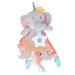 WBTY BABY cuddly blanket for newborn boys and girls super soft plush filled elephant baby cuddly ceiling cuddly toy with bite ring