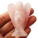 Lovionus89 of course rose quartz guardian angel statue hand -carved stone healing crystal bag figures decoration 5cm 50mm rose quartz