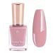MEITREND Nude Nail Polish - Non-toxic nail polish - Water-based - Quick-drying - Clear - With glitter - Natural girl