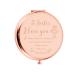 Sisters Gifts from Sister Brother Compact Makeup Mirror Valentines Day Birthday Gifts for Sister in Law Soul Sister Best Friend Teen Girls Women Graduation Gifts for Her Little Big Sister Wedding Gift