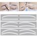 Silicone Disposable Eyebrow Stencil Kit for Microblading - Hygienic & Easy to Use - Buy Online on GoSupps.com