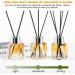 Emageren 6-Pack 50ml Glass Diffuser Bottles - Transparent Cylinder Fragrance Containers for Bathroom & Bedroom - Buy Online on GoSupps.com