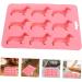 Milisten 2pcs Puppy Candy Molds De Silicona para Gelatinas Molde De Silicona para Resina Silicone Chocolate Mold Silicone Candy Mold Chocolate Molds Silica Gel Baking Supplies Cookie Pink 23X16CM - Buy Online on GoSupps.com