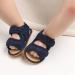 RVROVIC Baby Sandals - Soft Anti-Slip Sole for Boys & Girls | Toddler First Walkers | 0-6 Months | Dark Blue - Buy Online on GoSupps.com