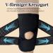Anampion Kniebandage - Adjustable Knee Protectors with Velcro & Patella Opening | Ideal for Swollen ACL Tendons - Unisex (Black L) - Buy Online on GoSupps.com
