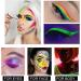  HADAVAKA Palette De Maquillage Fluorescent UV Fluorescent Eyeliner Eyeshadow Makeup Halloween Eyeliner Luminous Body Paint Matte Gr - Buy Online on GoSupps.com