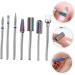 Housoutil 1 Nail Drill Set Kit De Manicura Diamond Drill Bit Nail Beauty Tools Nail Tools Diamond Nail Nails Drill Bits Nail Art Nail Fine Drill Bits Tungsten Steel Manicure Nail Supplies - Buy Online on GoSupps.com