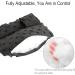HapiPoppy Arm Sling Shoulder Cushion - Comfortable Support for Arm, Elbow, and Wrist Injuries - Minky Dot Black - For Women, Men, and Kids - Buy Online on GoSupps.com