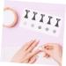 2 Sets Nail Checkerboard Accessories Magnet Japanese 2.5x1.4x1.4cm Black - Buy Online on GoSupps.com