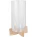 Shop Ginger Ray Candle Holder Glass Decoration with Wooden Base | Wedding & Party Candle Holders - International Shipping Available - Buy Online on GoSupps.com