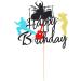 Arthsdite Happy Birthday Band Cake Topper-Drum Set Guitar Singing Cake Topper for Music Theme Birthday Party for Rock Roll Drummer Party Decor - Black Glitter - Buy Online on GoSupps.com