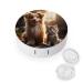 Contact Lens Case Dogs And Cats Print Plastic Contact Lens Case contact Lens Care Box ontact Lens Travel Box