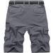 Jessie Kidden Men's Outdoor Quick Dry Hiking Shorts - Grey, Size 36 | Water-Resistant & Expandable Waist - Buy Online on GoSupps.com