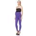 SOFTSAIL Maternity Leggings Pregnancy Pants Cotton Trousers with Belly Support Over Bump High Waisted Stretchy Soft Women Maternity Clothes Pregnancy Wear 12 Violet