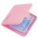 Mask Storage Case Portable Mask Case Masks Organizer for Recyclable, Dust Mask Storage Box for Pollution Prevention 1 Pack (Pink)