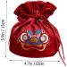 HOMSFOU 2pcs Candy Bag Packaging Bag Wedding Candy Bags Candy Bags for Wedding Decorative Candy Pouches Drawstring Candy Bags Gift Bags Wedding Decor Portable Candy Pouch Festival Supply Red 15x12cm - Buy Online on GoSupps.com