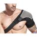 Adjustable Shoulder Heating Pad & Stability Brace - Breathable Comfort for Neck & Shoulder Relief - Buy Online on GoSupps.com