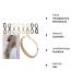 SEGO Hair Extensions: Adjustable Braid Headband - Honeyblond & Bleich Blond - Elastic Stretch Beauty Accessory for Women - Buy Online on GoSupps.com