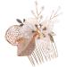 Ipetboom 1pc Tiara Headpiece for Bride Hair Comb Bride Headpieces for Wedding Headwear for Women Bridal Comb Women Hair Accessory Bride Insert Comb Headgear Leaf Miss Accessories - Buy Online on GoSupps.com