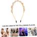 Didiseaon 1pc Fashion Hair Hoop Seashell Headband Bandana Headband Headpiece for Seashell Tiara for Turban Headband Fashion Headband Sea Shell Tiara for Women Hair Ribbons for - Buy Online on GoSupps.com