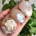 ENPAP 90-100g Beautiful Natural Cherry Blossom Agate Hand Play NaturalStones xingyong - Buy Online on GoSupps.com