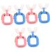 Minkissy 6 STK U-shaped toothbrush for children Kid U Shape toothbrush hand toothbrush for children portable U-toothbrush portable toothbrush made of silicone manual products for children PP