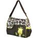 Accessotech Waterproof Baby Diaper Nappy Mummy Changing Handbag Shoulder Bag with Mat Travel (Giraffe Green) - Buy Online on GoSupps.com