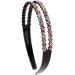 Loneedy Fashion Rhinestone Crystal Headband Set for Women - Non-Slip & Stylish 3 Pack - Buy Online on GoSupps.com
