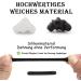 6 Pairs Silicone Anti-Slip Covers for Glasses Brackets - Black & White Rubber Accessories | Ideal Glasses Ear Hooks - Buy Online on GoSupps.com