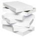 American Greetings White Shirt Boxes with Lids for Birthdays Easter Mother's Day Father's Day Graduation and All Occasions (6-Count 14.75'' x 9.5'')