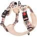POPOT No Pull Dog Harness - Reflective Pet Vest for Daily Training Walking & Running | Checker Beige Large - Buy Online on GoSupps.com