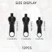 12-Piece Zipper Slider Replacement Set | Removable Zipper Pull for Jackets Suitcases & Backpacks - Black - Buy Online on GoSupps.com