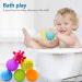 ROHSCE 6pcs Baby Textured Multi Ball Set - Soft Infant Sensory Massage Balls for Developmental Play - Buy Online on GoSupps.com
