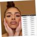 Baluue 2 Pairs Eyebrow Makeup Tools Hair-like Simulation Eyebrow Sticker Artificial Eyebrow Patch 21.00X15.00X0.01CM Black - Buy Online on GoSupps.com